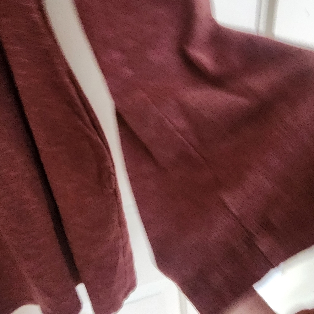Toad & Co Size Small Samba Long Sleeve Dress In Wine Earthy Cruncy Organic - Picture 4 of 6